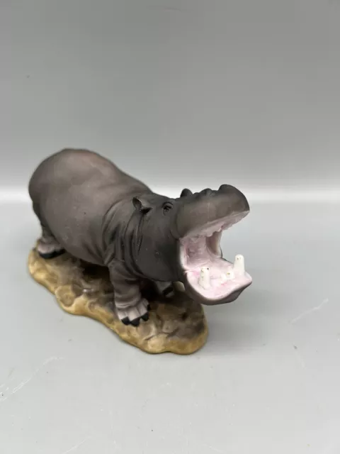 Aldon Porcelain Hippo Vintage 1974 House Hippo