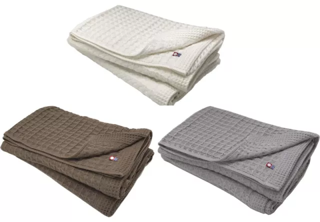 Imabari Towel Bath Towel 2 Sheets Set Waffle Weave 3 colors 60cm x 125cm Japan