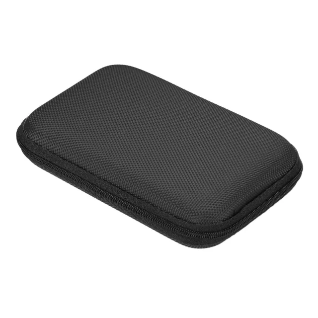 Portable Storage Carrying Bag Shockproof Black 5.63 x 3.66 x 0.91 Inch