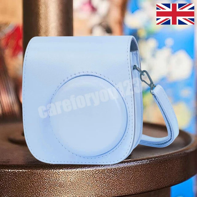 Custodia In Pell Per Fotocamera Instax Mini LiPlay - Protettiva, Con Cinturino, Vari Colori - Foto 2