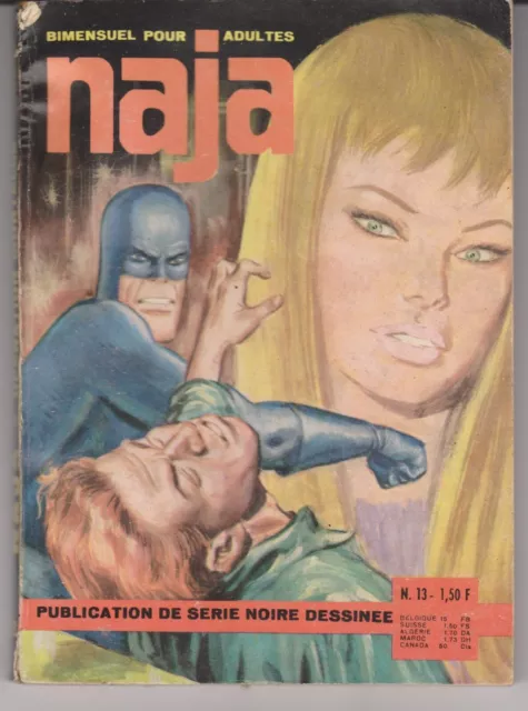 Revue Bd Naja #13 Edit° Gemini 1967 Serie Noire Pour Adultes Port A Prix Coûtant