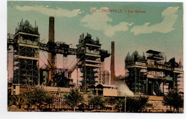 THIONVILLE - Moselle - CPA 57 - the factories