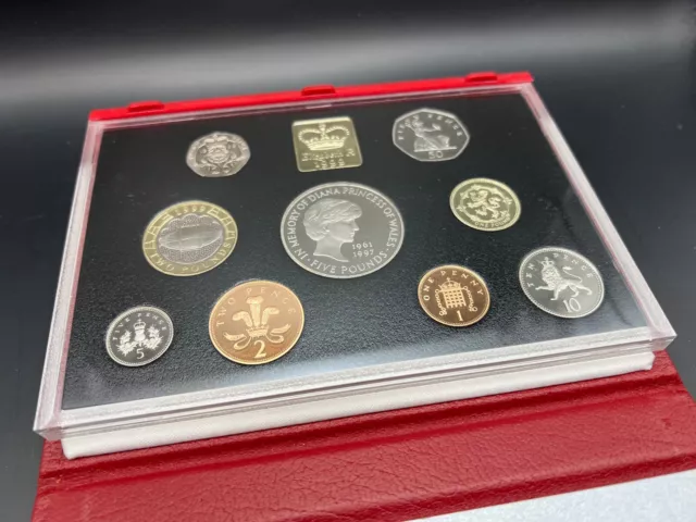 1999 Royal Mint Deluxe Proof Coins Set. A9