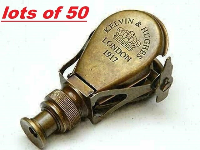 Antique Brass Monocular Binocular Telescope Nautical Spyglass Lot of 50 unit