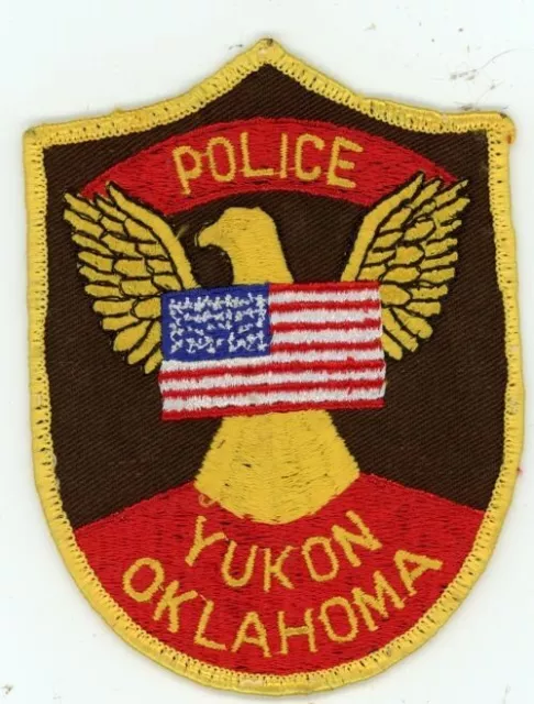 Oklahoma Ok Yukon Police Nice Shoulder Patch Sheriff
