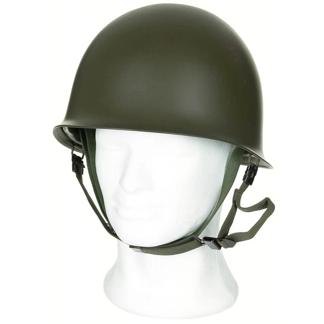 Luckyan WW2 US Army M1 Helm Replik - Authentischer Militärhelm Mit Netz 56-61cm