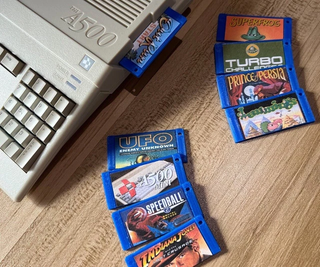 THE A500 MINI Floppy Disk Amiga With Labels x3pcs With Label £6.36