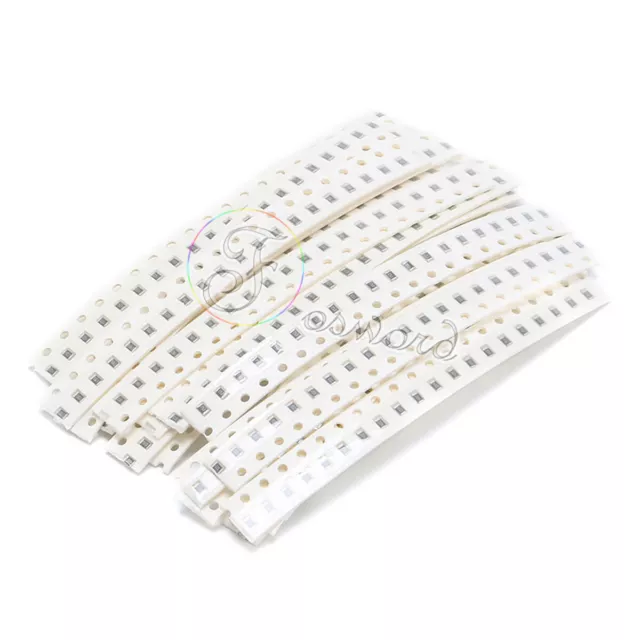 1000Pcs 0805 SMD/SMT Resistors Kit Chip Resistance ±1% Range 1R-2.7K Each of 20p