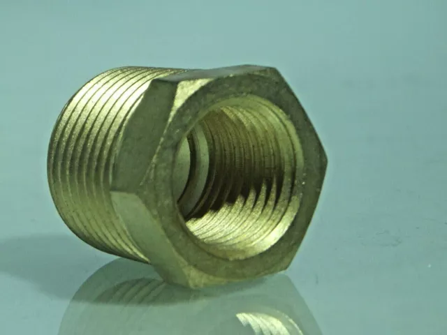 Male BSP - Female NPT BRASS Reducing Bush BSP to American Adapters male-female