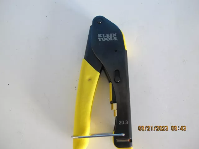 Klein Tools VDV212-008-SEN Compact Compression Crimper F-Connector