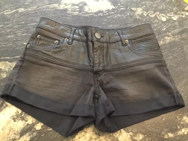 Très beau short jeans noir Maje 34 modèle Admis Tbe