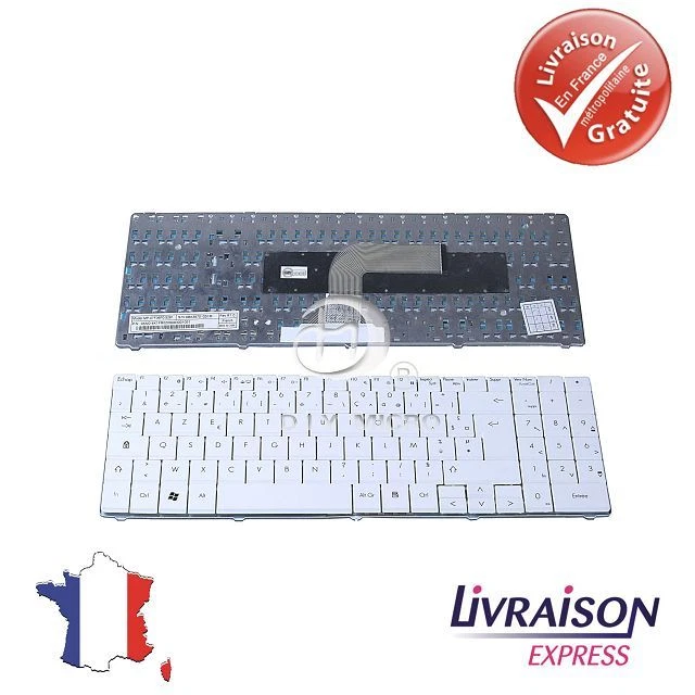 DNX Clavier FRANÇAIS AZERTY Packard Bell EASYNOTE TK11 / TK37 / TK81 / TK83 / TK85 / TX86 / TK87 / LM81 / LM82 / TM82 / LM98 / LM85 / LM94 / TM86 / TM85