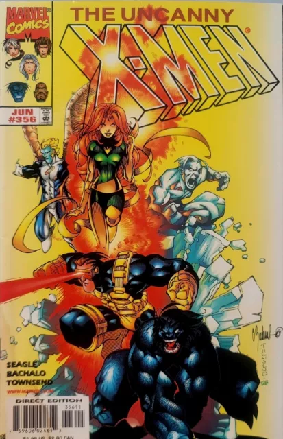 ⭐️ The UNCANNY X-MEN #356 (Vol 1) direct (1998 MARVEL Comics) VF Book