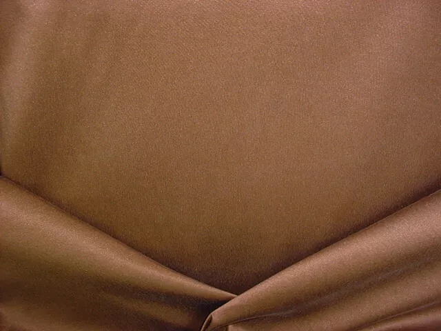 4-3/4Y Kravet Lee Jofa Copper Brown Wool Sateen Satin Drapery Upholstery Fabric