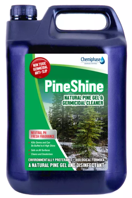 Pine Shine - Natural Pine Gel & Germicidal Cleaner- 5 Litre (1 x 5 Litre)