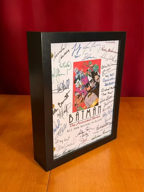 Batman: The Animated Series Writer's Guide- Cast-Signed- Autograph Reprints 3