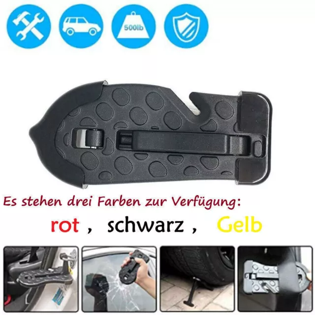 Folding Car Door Latch Hooks Step Mini Foot Pedal Ladder For Jeep SUV Truck M9J5