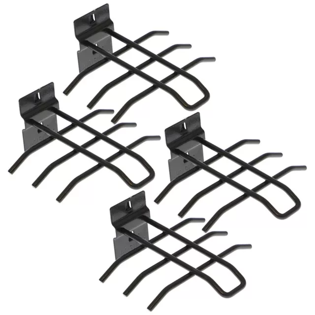 4PC Acero Herramienta Estante Soporte de Pared Barra Colgar Taller Organizador