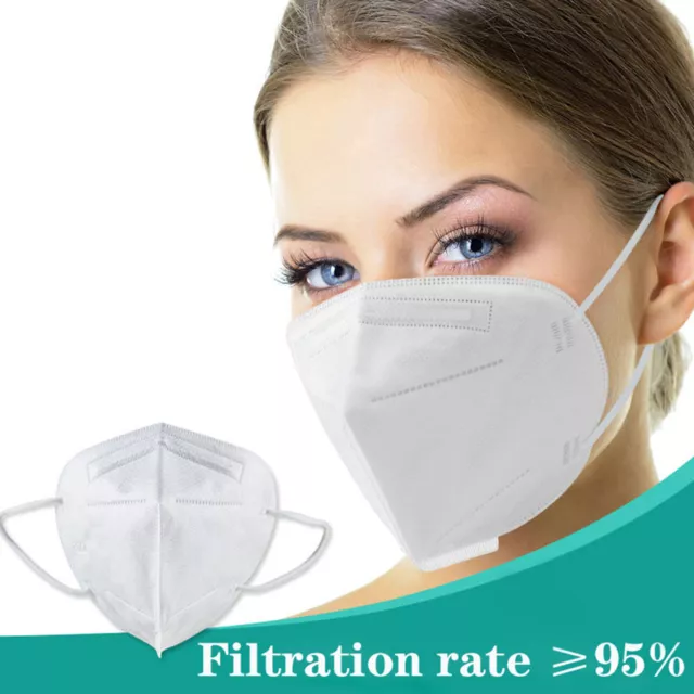 100pcs 5-Layer High-Density Mask PM2.5 Wind And Mist Pollution Protection Filter 2