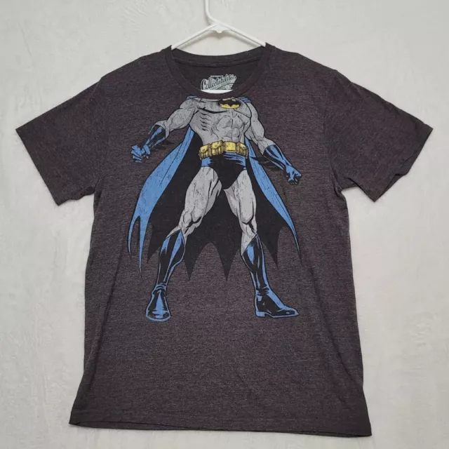 OLD NAVY COLLECTIBLES Mens T Shirt Size L Large Gray Batman Short ...