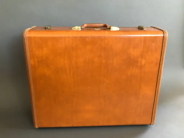 Vintage Samsonite Suitcase 24" x 18 x 7" 1950's NICE