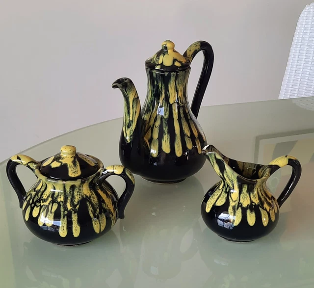 Tasse à Café Vintage A Ferlay Vallauris - Porcelaine - Modèle Rare Et Beau - Occasion Bon état