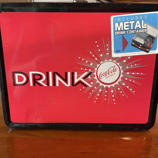 Coca-Cola Metal Lunch box with Coke thermos (E2)