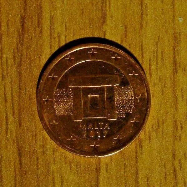 Moneta Da 5 Centesimi Di Euro Malta