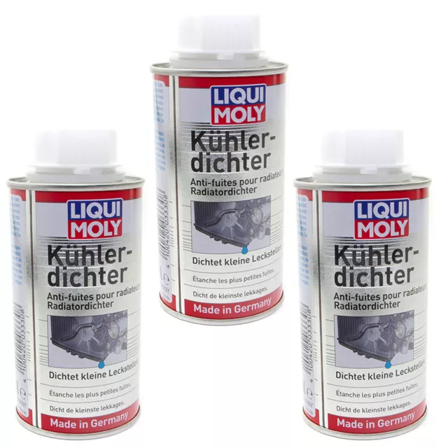 3 x 150 ml LIQUI MOLY Kühlerdichtmittel Kühlerdichter Kühler Dichtmittel Additiv