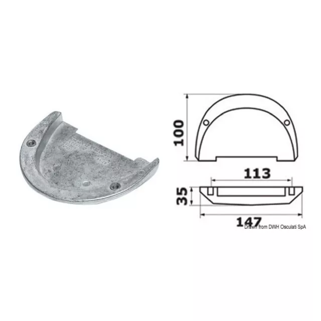 Osculati Anodo magnesio OMC Cobra DuoProp 43.554.10 43.554.10