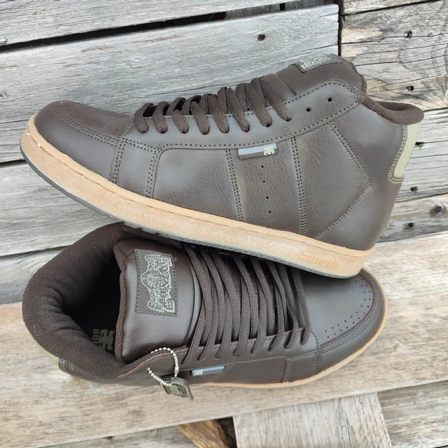 Baskets Vintage IPath Big Foot Cuir - Taille 39 EU (7 US) - Modèle Skate Collector 2004