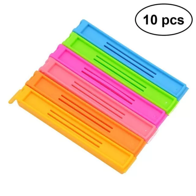 10 GASTRO Frischhalteclips Verschlußclips Gefrierbeutel Clips Klammern Klemmen