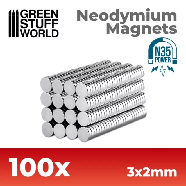 10x 20x 30x 40x 100x Imán de Neodimio 3 x 1 mm Imanes Neodimio