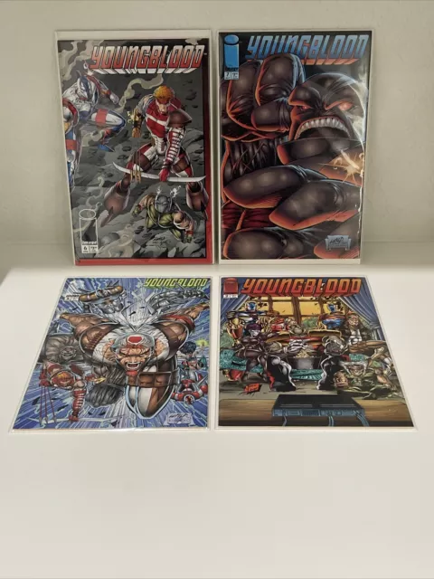Youngblood vol.1 #6,7,8,9 (Image Comics) Rob Liefeld Lot of 4 Comics 1994