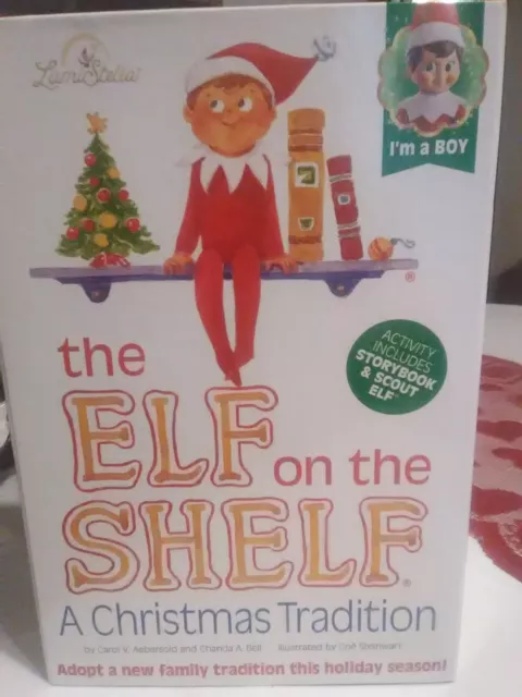 ELF ON THE Shelf: A Christmas Tradition -Boy blue eyes - Doll, Book ...