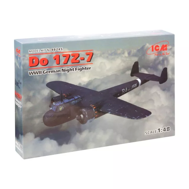 ICM 48245 Plastic model kit aircraft Scale 1:48 Do 17Z-7 WWII night fighter