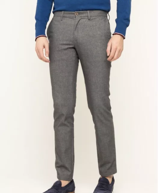 TOMMY HILFIGER TH Flex Slim Fit Chinos burgundy W30 L34 M045740032