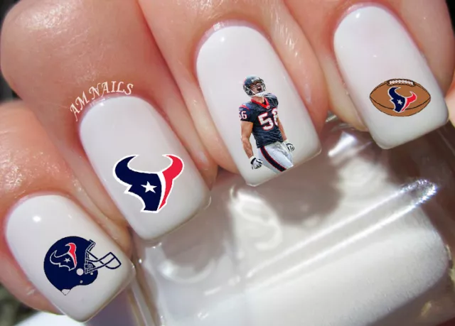 4. Houston Texans Nail Decals - wide 6
