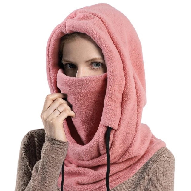 Cagoule D'hiver Multifonction Polaire - Pour Ski, Moto, Randonnée, Coupe-vent, Réglable En Bonnet, Cache-cou Ou Masque Intégral