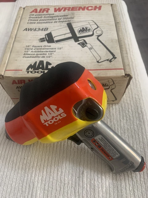 MAC TOOLS 1/2" SQ. DRIVE AIR IMPACT WRENCH #AW434B NEW in ORIGINAL BOX (NOS) WOW