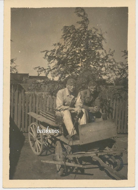 FOTO POLEN Soldaten auf polnischer Pferdekutsche 2.WK ( B87) EUR 5,00 ...