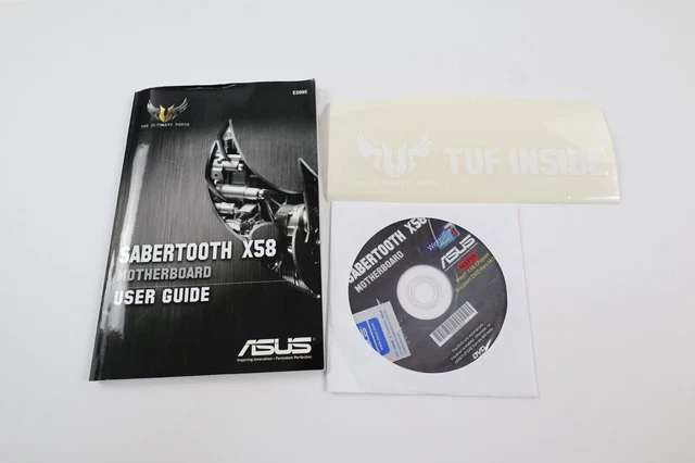 Sabertooth X58 Motherboard USER GUIDE, Support DVD and Sticker