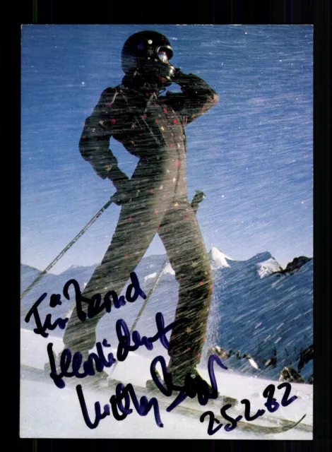 Willy Bogner Autogrammkarte Original Signiert Ski Alpine +A 227877