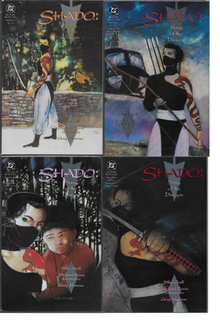🏹 Shado Song Of The Dragon 1-4 Complete Set Green Arrow 1 2 3 4 VF/NM 1992