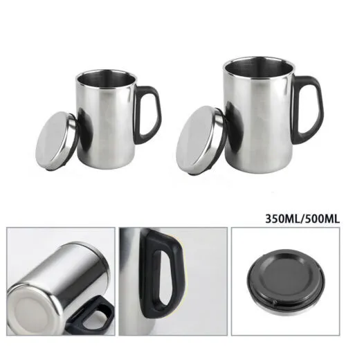 Stainless Steel Thermos Mug Tea Coffee Thermal Cup Range Travel Mug Insulated