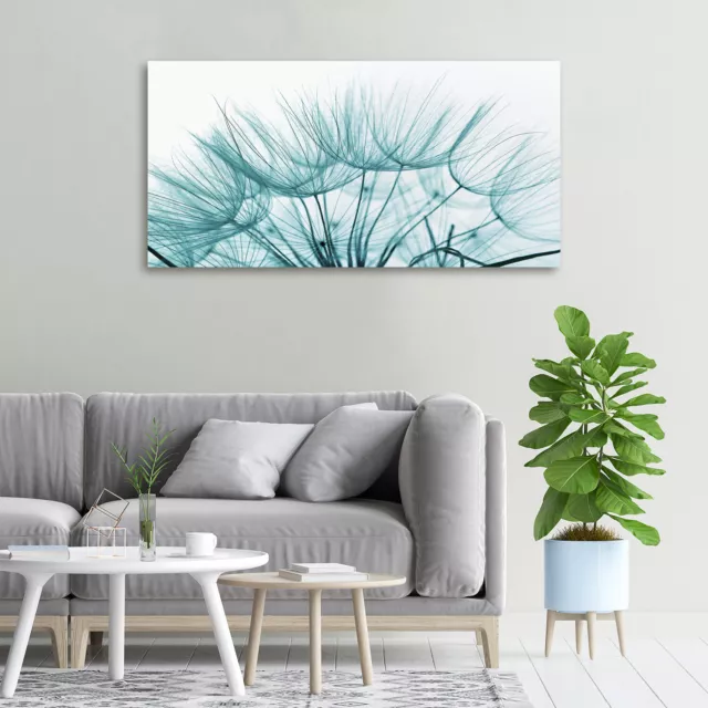 Wandbild aus Plexiglas® Druck auf Acryl 100x50 Blumen & Pflanzen Pusteblume 2