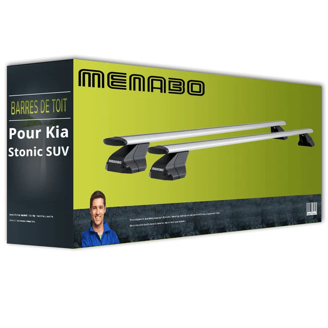 Barres De Toit En Acier Pour KIA EV6 (sans Toit En Verre) - 5 Portes, Charge Max 50kg, Facile à Installer