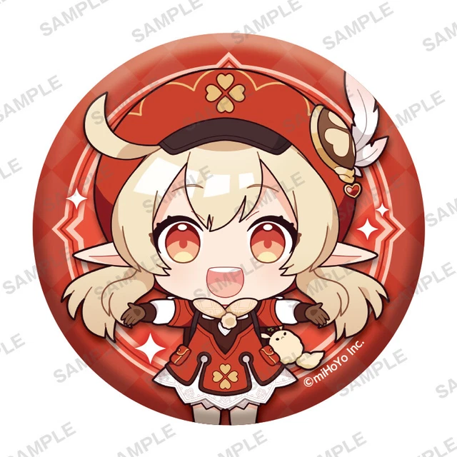 Genshin Impact Capsule Badge Volume 01 Button: Clover