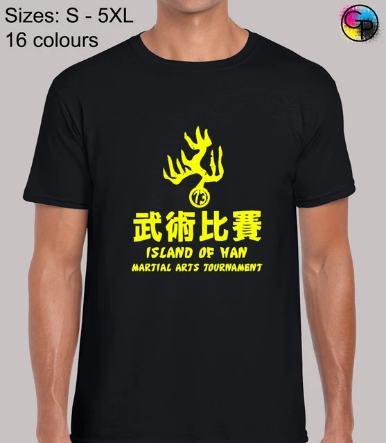 T-shirt regolare da uomo ispirata alle arti marziali al kung fu