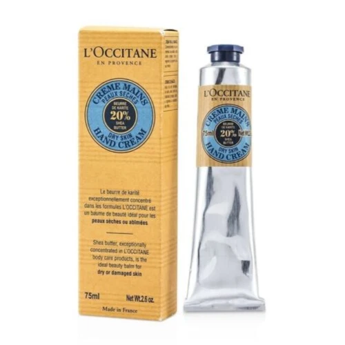 Crema de manos para piel seca L'Occitane con 20% de manteca de karité 2,6 oz / 75 ml